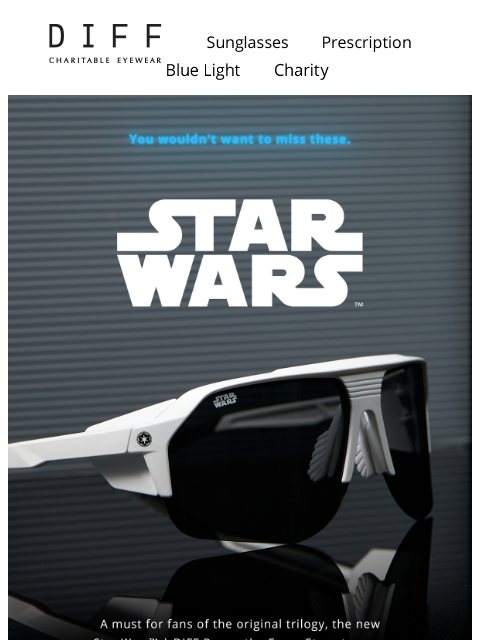 diffeyewear newsletter: The Stormtrooper Shades Are A Hit! ✨
