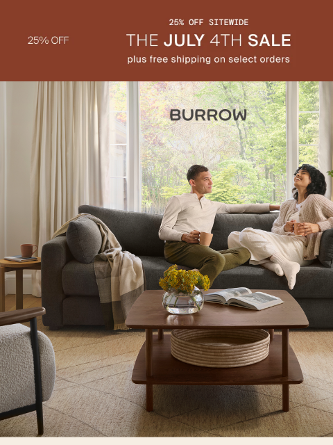 burrow newsletter: The sleeper sofa that has it all
