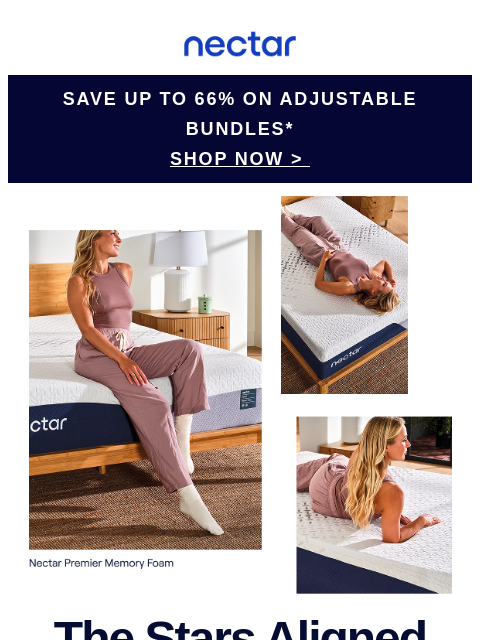 nectarsleep newsletter: First Dibs: Up to 66% Saved Before the Fireworks F...