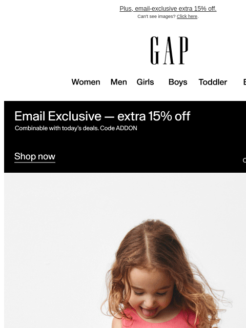 gap newsletter: Summer Sale has arrived >> up to 70% off markdowns