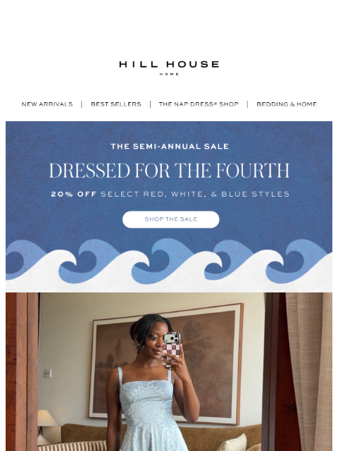 hillhousehome newsletter: Shop the Red, White, and Blue Edit ❤️