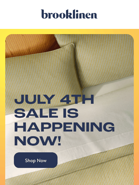 brooklinen newsletter: NEW YORK’S HOTTEST CLUB—WE MEAN, SALE