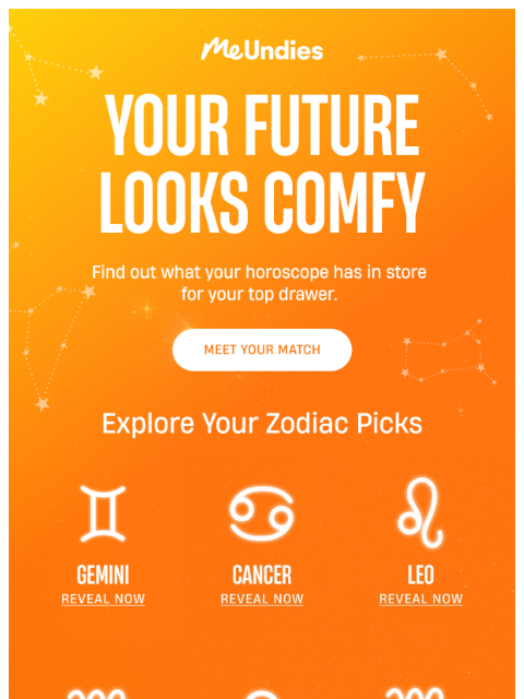 meundies newsletter: Your Undie Horoscope