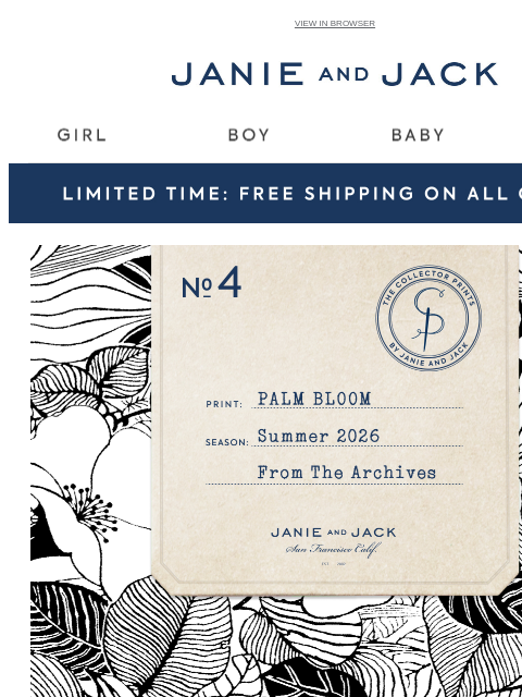 janieandjack newsletter: From the archives: a matching print