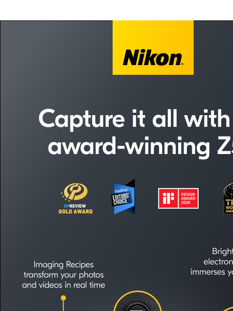 nikon newsletter: Award-winning. Ready for Anything.