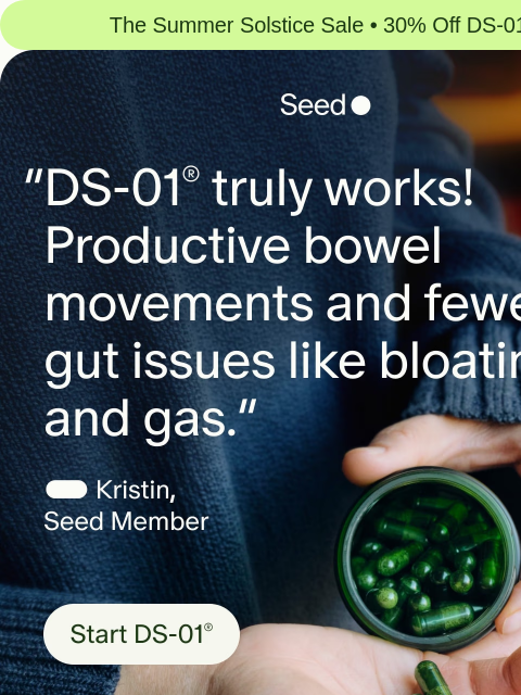 seed newsletter: Imagine feeling lighter.