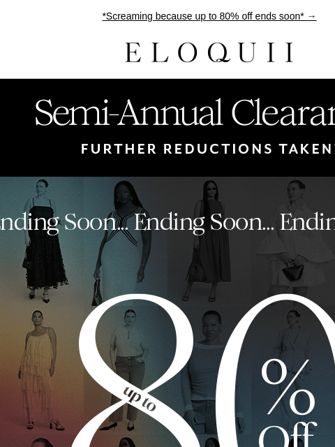 eloquii newsletter: WARNING: PRICES GO UP TMRW ⚠️