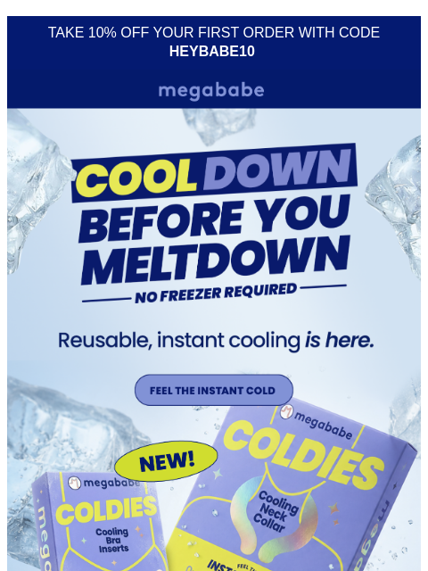 megababebeauty newsletter: Sick of overheating? We solved it