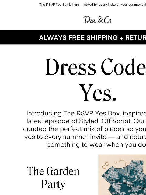 dia newsletter: Every invite, covered