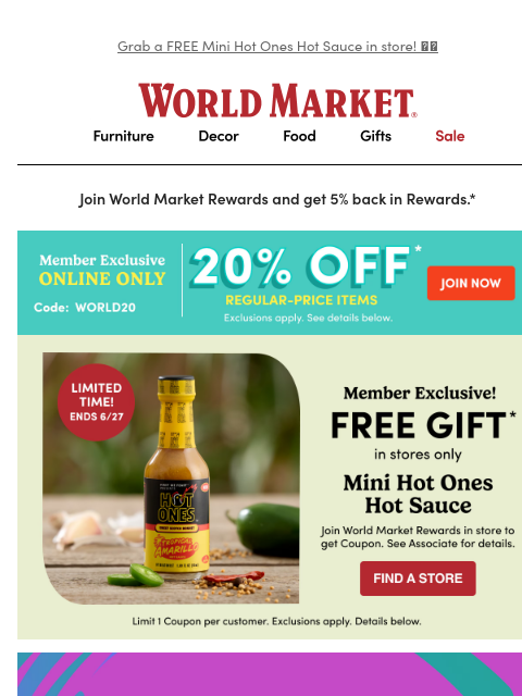 emailworldmarket newsletter: 100s of new markdowns are here 👀 