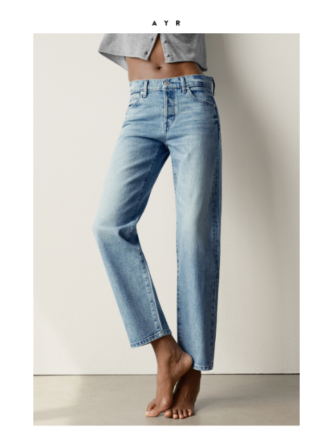 ayr newsletter: this new jean is everything