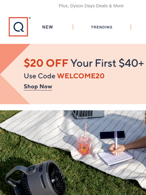 qvcemail newsletter: Hot Days Ahead! Save on Fans & ACs