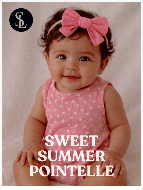 spearmintlove newsletter: Sweet Summer Pointelle 🌸