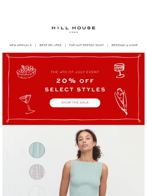 hillhousehome newsletter: 20% Off Summer Best-Sellers