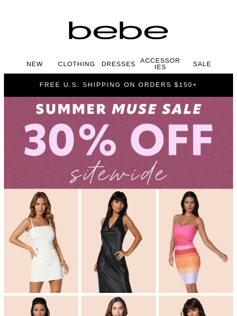bebe newsletter: Why Wait? Your Favs Just Dropped 30% 🎯