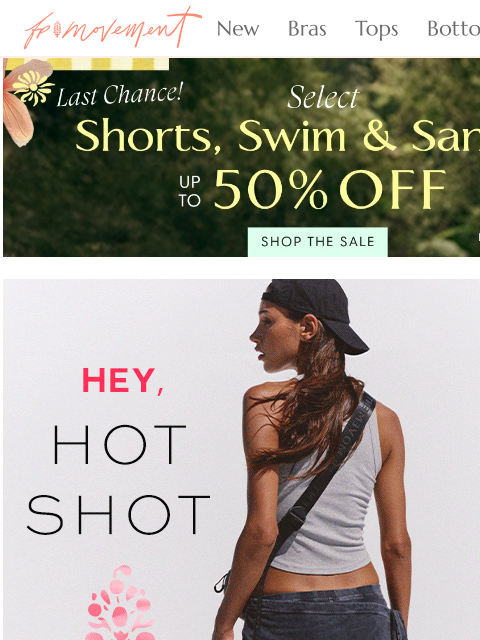 freepeople newsletter: NEW from the Hot Shot Collection 🌶️🔥