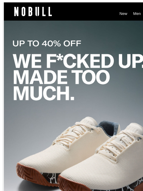 nobullproject newsletter: Take Up to 40% Off.