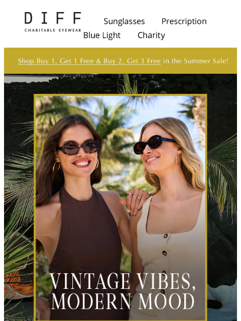 diffeyewear newsletter: Your Summer Throwback Just Dropped 😎