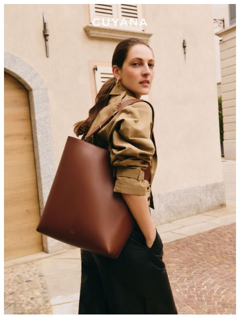 cuyana newsletter: Oversized Bags
