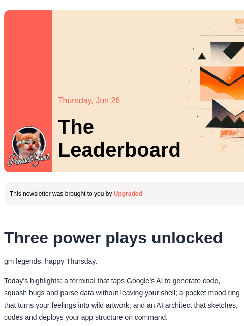 producthunt newsletter: 😸 A digital mood ring