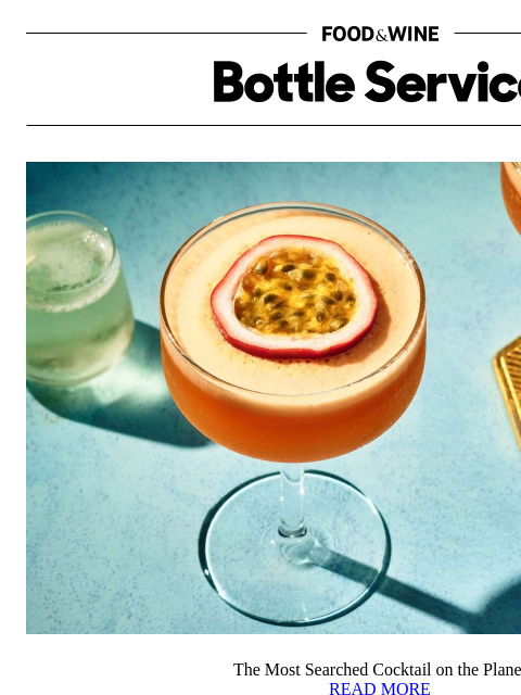 foodandwine newsletter: The Most Searched Cocktail on the Planet