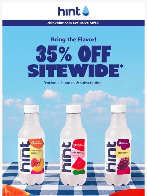 drinkhint newsletter: This is hot☀️