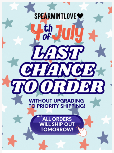 spearmintlove newsletter: Ends Tonight: Last Day for Standard 4th of July De...