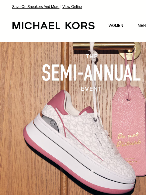 michaelkorsmail newsletter: Walk This Way To An Extra 30% Off