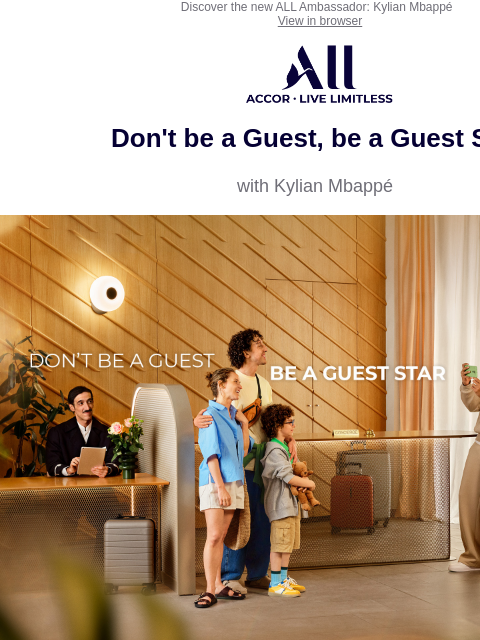 all newsletter: Join Kylian Mbappé–be a Guest Star with ALL