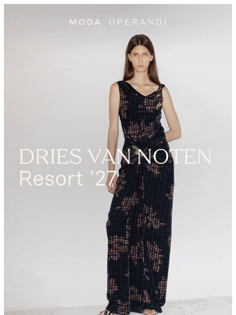 modaoperandi newsletter: What’s next from DRIES VAN NOTEN