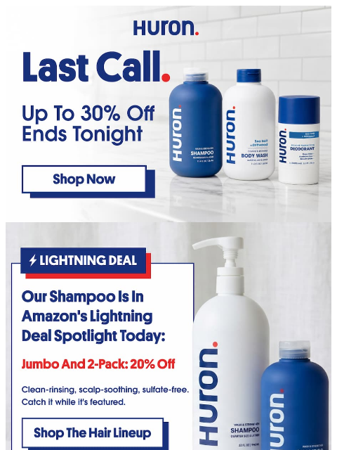 usehuron newsletter: Last call: Prime Day ends tonight