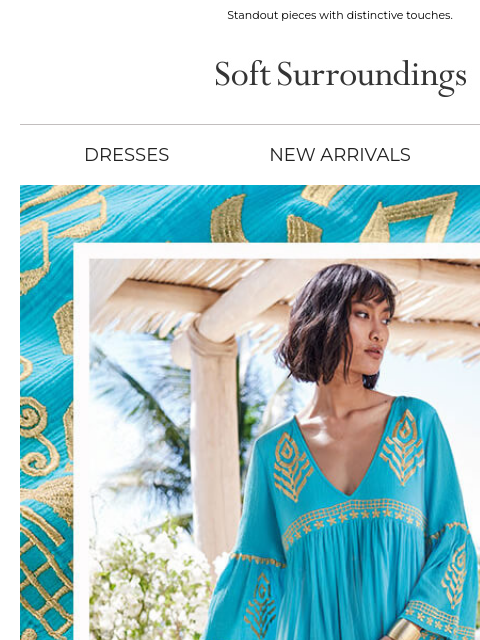 softsurroundings newsletter: Go-To Gauze Favorites