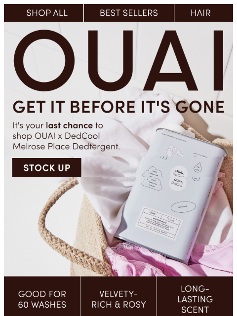 theouai newsletter: Laundry day you'll look forward to