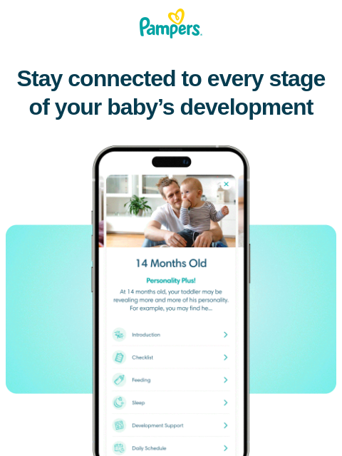 pampers newsletter: Hearing those cute first words? 💬