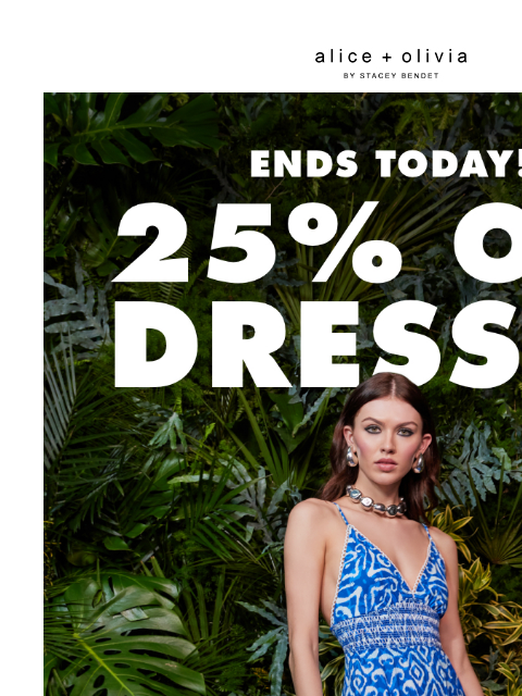 Dress Flash Sale!!! ‌ ‌ ‌ ‌ ‌ ‌ ‌ ‌ ‌ ‌ ‌ ‌ ‌ Header Logo Header Logo * TAKE 25% OFF DRESSES. PRICES AS MARKED. NOT VALID ON ALICEANDOLIVIA.COM INTERNATIONAL ORDERS OR E-GIFT CARDS. PROMOTION BEGINS 12