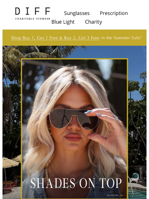 diffeyewear newsletter: The Styles Of The Summer ☀️