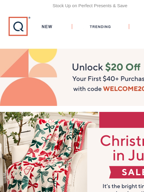 qvcemail newsletter: It's the Bright Time to Get Gifting