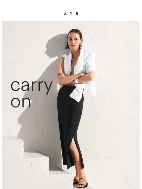 ayr newsletter: pack light