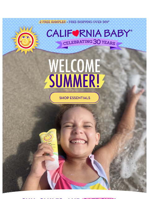 californiababy newsletter: ☀️ Hello, Summer! Meet Your Skin’s New BFFs