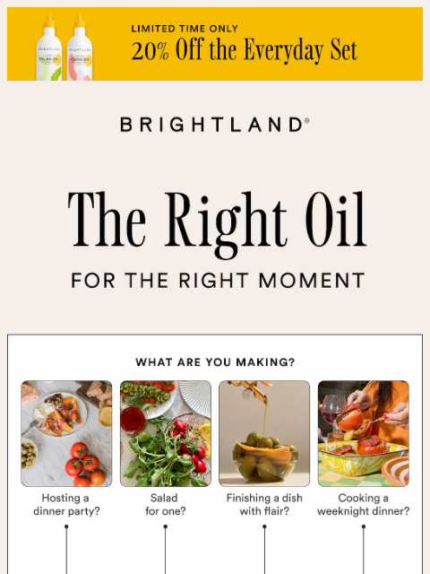 brightland newsletter: Everyday Oils vs. the Reserves