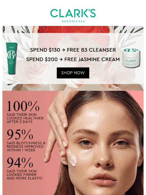 clarksbotanicals newsletter: , free gift inside!