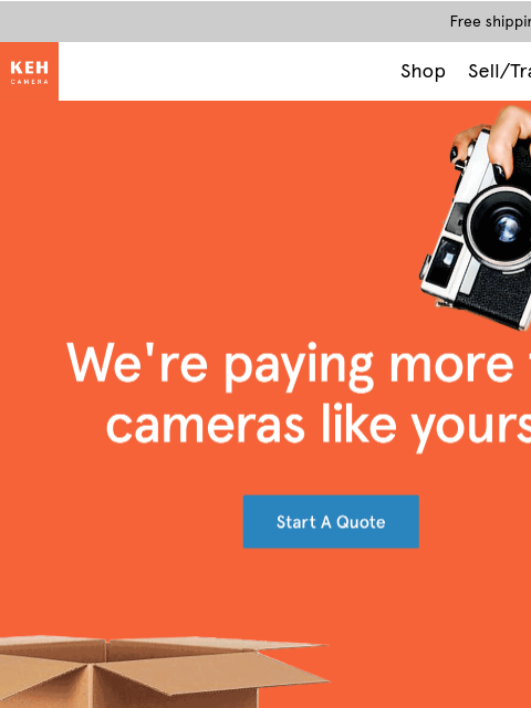 keh newsletter: We're paying more than ever for pre-owned gear 📸