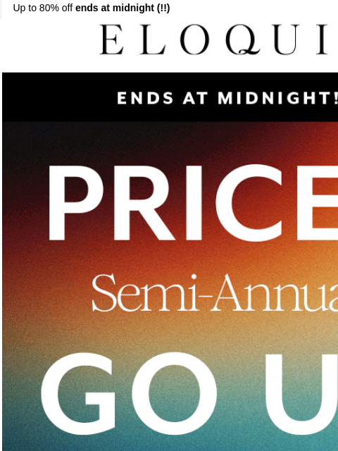 eloquii newsletter: WANNA SPEND MORE TMRW?