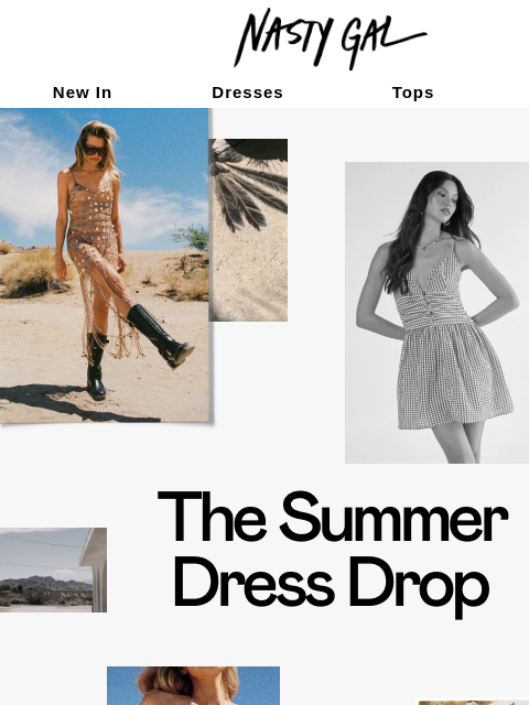 nastygal newsletter: Dresses for all your summer plans