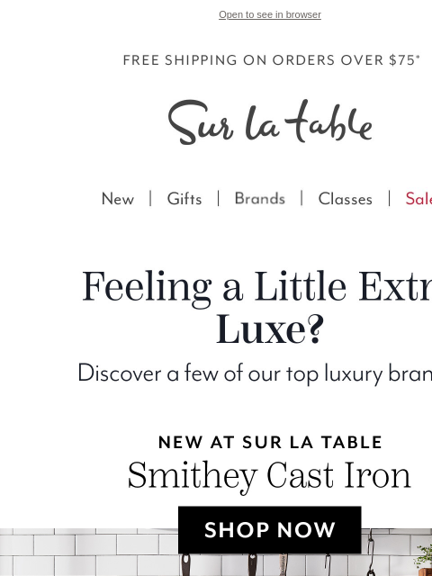 surlatable newsletter: Premium Cookware. Precision Cooking. Perfect Resul...