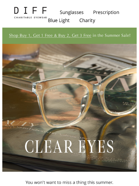 diffeyewear newsletter: Trending Glasses ❤️