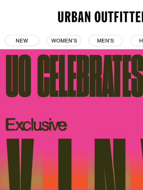 urbanoutfitters newsletter: UO Celebrates Pride: Exclusive Vinyl Drop 🏳️‍🌈