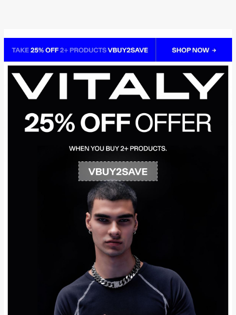 vitalydesign newsletter: Buy 2+, Save 25% — Flash Sale Starts Now