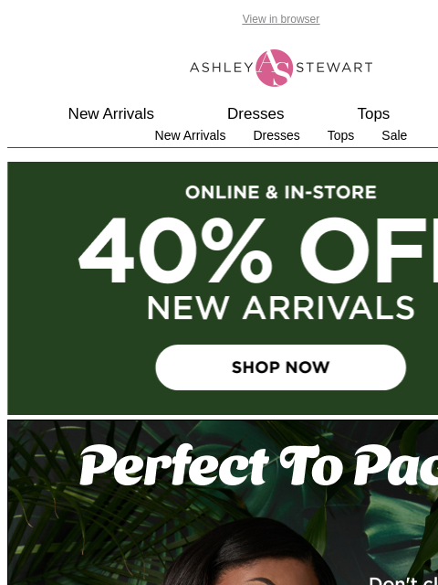 ashleystewart newsletter: Before you leave for 👋 Pack these! ✈️
