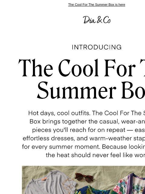 dia newsletter: The heat's not letting up. Neither is this box.